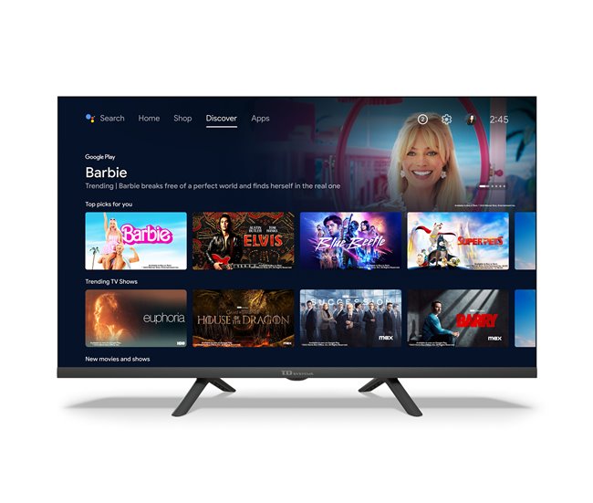 Conforama Smart TV 32 Pulgadas QLED Hey Google Official Assistant Con Control Por Voz. Televisor Android 11 - TD Systems PRIME32C20GLQ