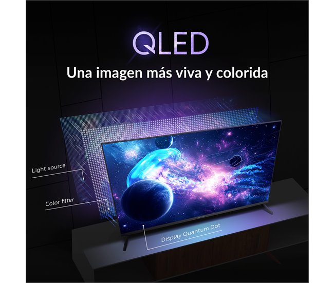 Conforama Smart TV 32 Pulgadas QLED Hey Google Official Assistant Con Control Por Voz. Televisor Android 11 - TD Systems PRIME32C20GLQ