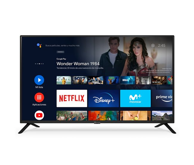 Conforama Smart TV 40 Pulgadas Full HD Hey Google Official Assistant Con Control Por Voz. Televisor Android 11 - TD Systems PRIME40C15GLE