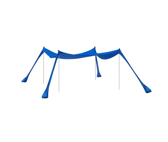 Conforama SoBuy OZT02-DB Tienda Carpas Para Playa Con Anclas De Bolsa 400 X 400 X 200 Cm