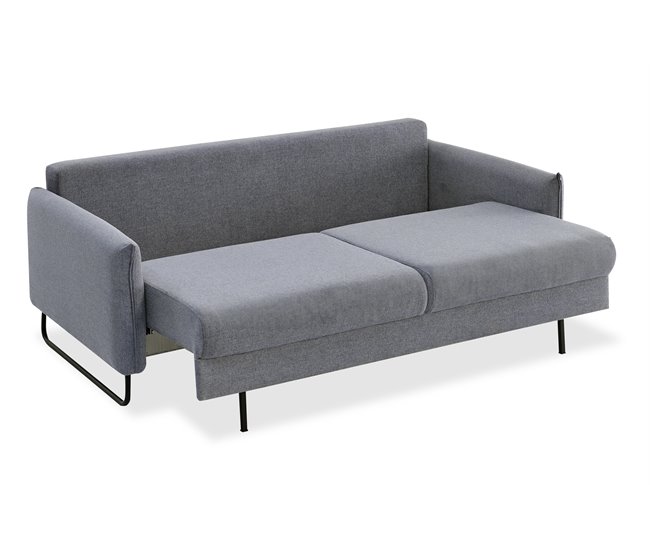 Conforama Sofá Convertible En Cama Color Azul VENUS