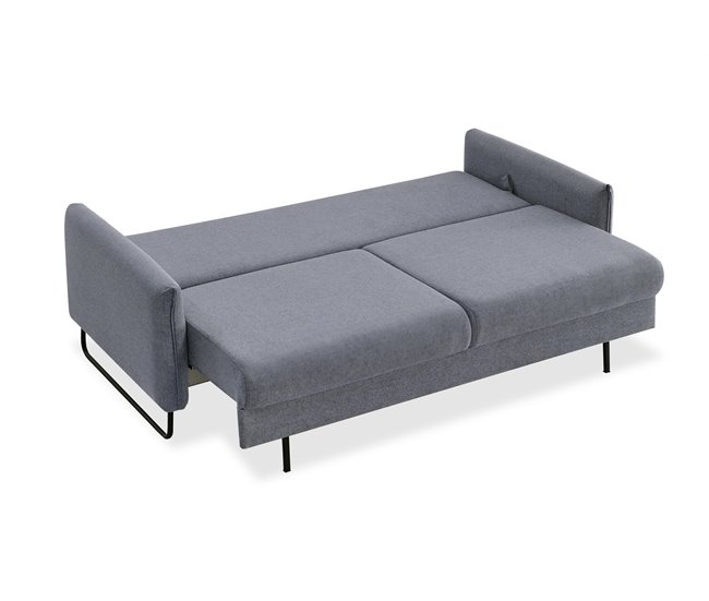 Conforama Sofá Convertible En Cama Color Azul VENUS