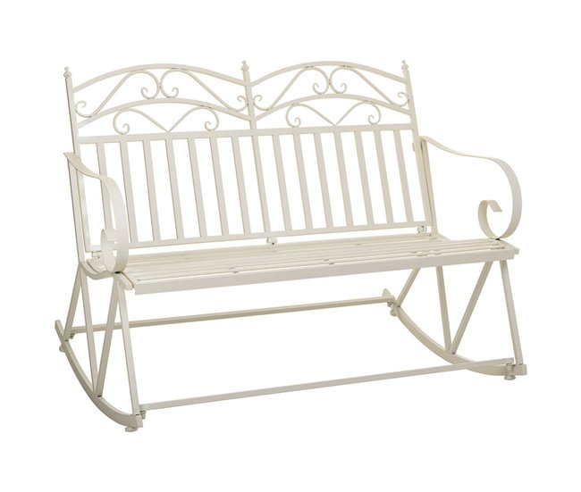 Conforama Sofá de forja con dimensiones de 116x45x91 cm