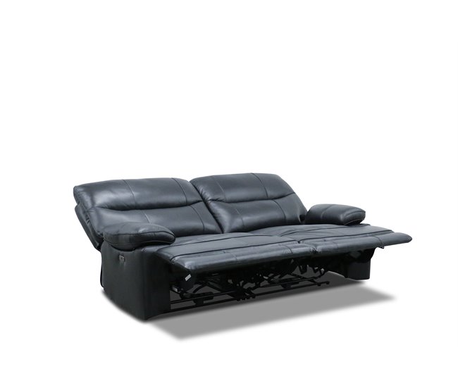 Conforama Sofá Relax Eléctrico De Piel 3 Plazas MASTER