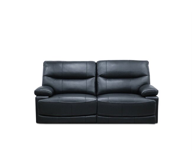 Conforama Sofá relax eléctrico de piel 3 plazas MASTER