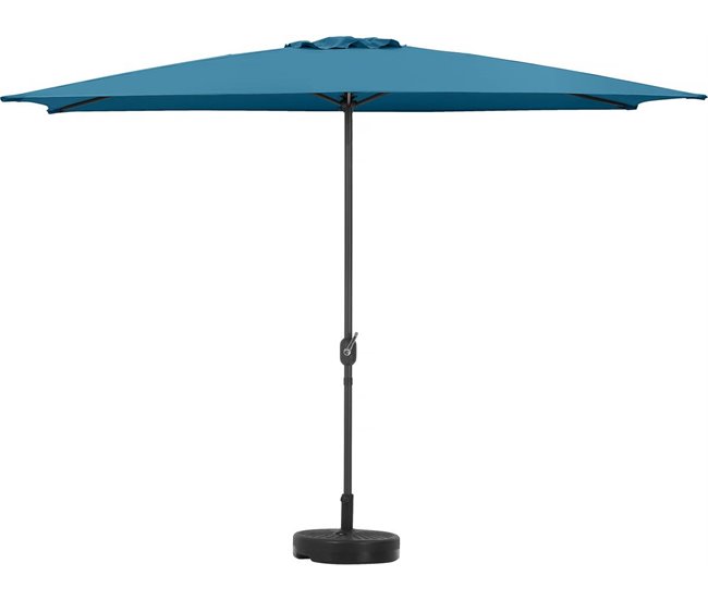 Conforama Sombrilla De Jardín "Sol 2" - Rectángulo - 2 X 3 M - Azul