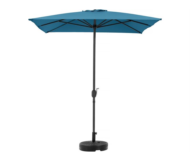 Conforama Sombrilla De Jardín "Sol 2" - Rectángulo - 2 X 3 M - Azul