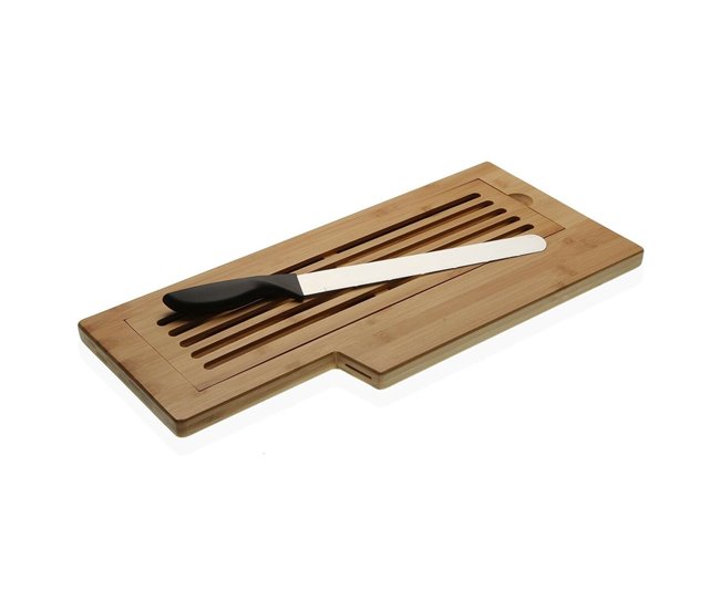 Conforama Tabla De Cortar Versa 23 X 2 X 50 Cm Acero Bambú