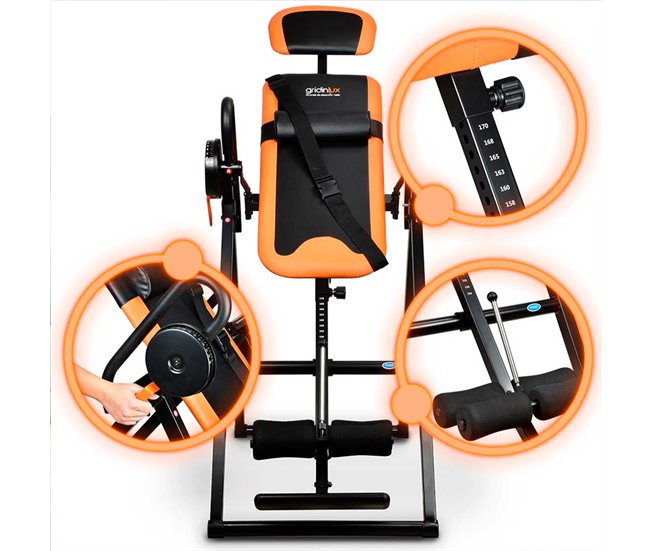 Conforama Tabla Inversión In-Gravity 1500 Cinturón De Seguridad Inclinacion 180 Gridinlux