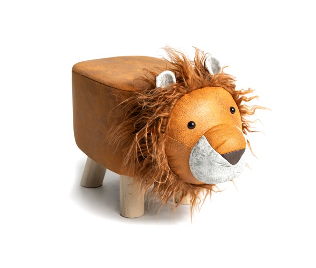 Conforama Taburete infantil LION medidas 55x23x27cm