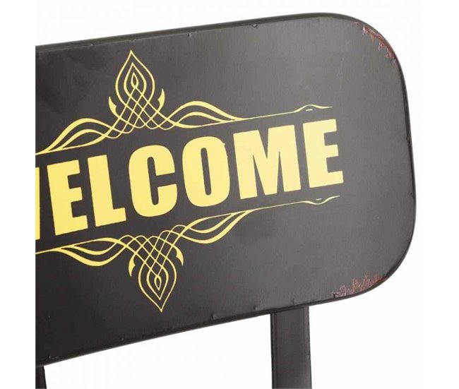 Conforama Taburete Negro Y Rojo De Metal Estilo Industrial De 46x40x100h Cm