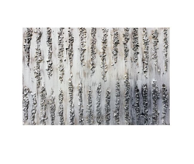 Conforama Tapa contador artesanal Piedras Piedras Plata 50 x 36 x 6 cm
