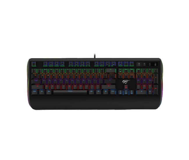 Conforama Teclado Gaming Mecánico Negro con reposamuñeca GAMENOTE KB464L
