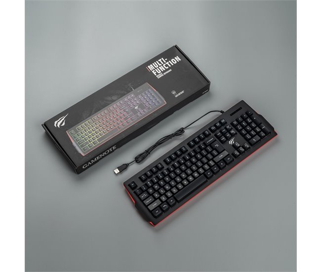 Conforama Teclado Gaming Multifuncion Con Iluminación RGB KB866L