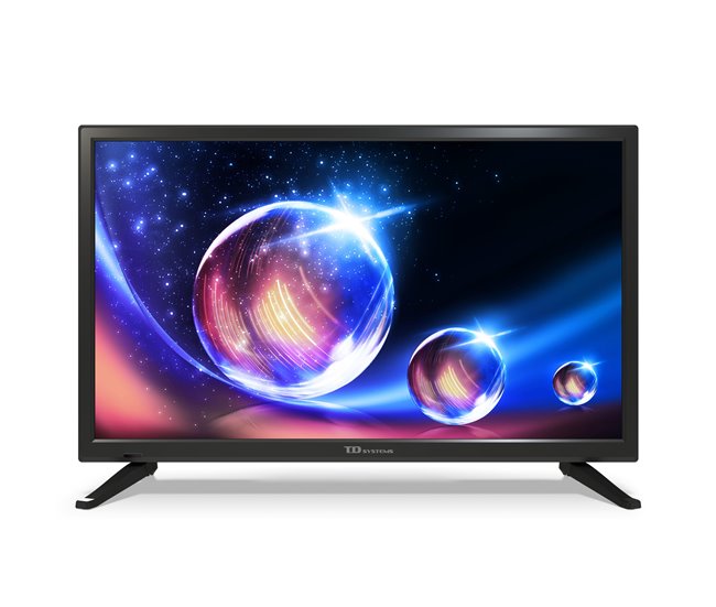 Conforama Televisor 24 Pulgadas HD USB Grabador Reproductor Sintonizador Digital DVB-T2/C - TD Systems PRIME24M20H