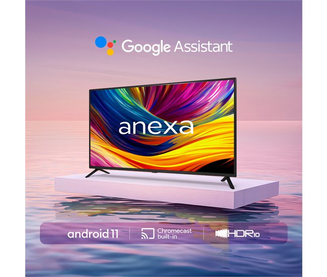 Conforama Televisor Smart TV 40 Pulgadas FHD. Google Official Con Android 11. Televisión TDT-HD - Anexa SMART40C01FG