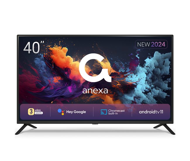 Conforama Televisor Smart TV 40 pulgadas FHD. Google Official con Android 11. Televisión TDT-HD - anexa SMART40C01FG