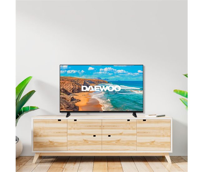 Conforama Televisor Smart TV Daewoo 40DM62FA 40'' Full HD DLED Android 11 E Negro