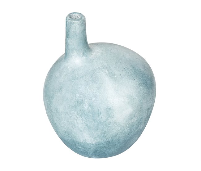 Conforama Terracota Jarrón decorativo 26 Azul BENTONG