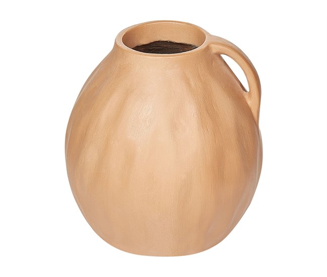 Conforama Terracota Jarrón decorativo 27 Beige PERAK