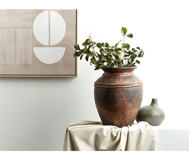 Conforama Terracota Jarrón Decorativo 40 Cobrizo PUCHONG