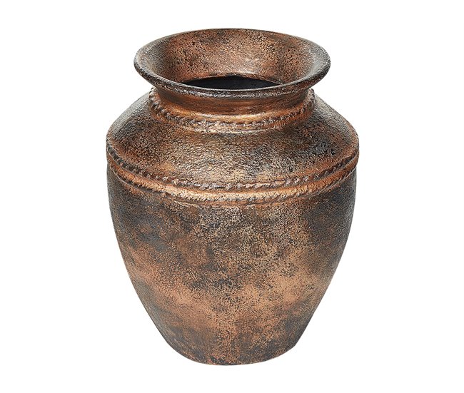 Conforama Terracota Jarrón decorativo 40 Cobrizo PUCHONG