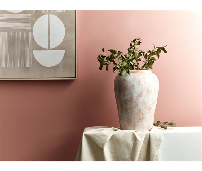 Conforama Terracota Jarrón Decorativo 42 Beige MIRI