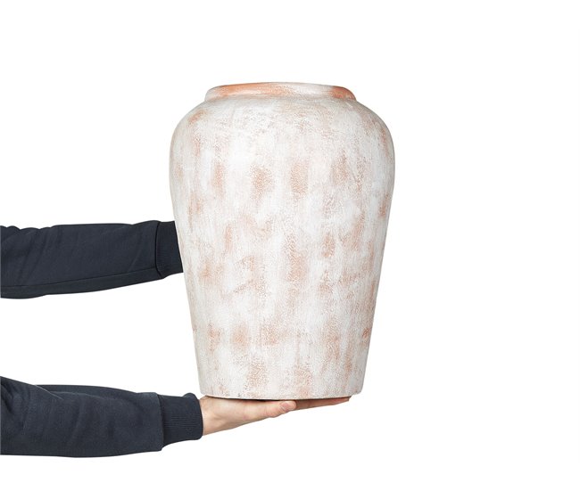 Conforama Terracota Jarrón Decorativo 42 Beige MIRI