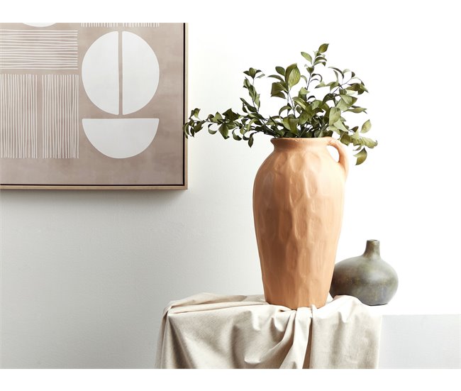 Conforama Terracota Jarrón Decorativo 46 Beige TAIPING