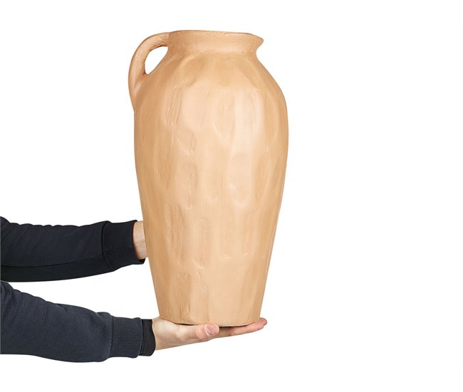 Conforama Terracota Jarrón Decorativo 46 Beige TAIPING