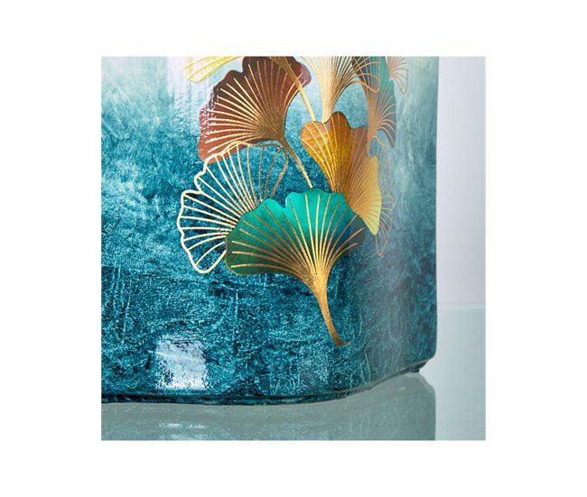 Conforama Tibor Presume De Casa Sylvie 18.5*25.5*16 Azul/blanco/dorado Cerámica