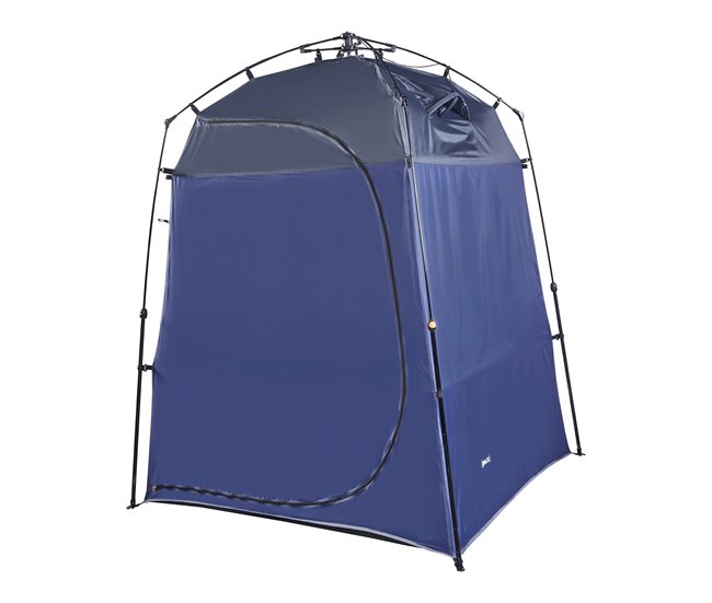 Conforama Tienda de ducha Ayas camping desplegable 150x150x200 cm - Azul/Gris [pro.tec]