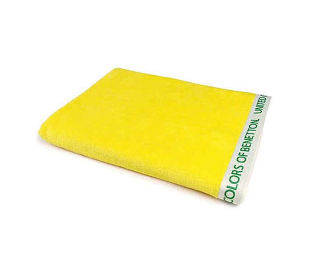 Conforama Toalla De Playa Benetton Rainbow - Amarillo