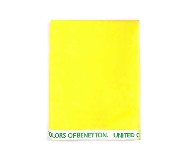 Conforama Toalla de Playa Benetton Rainbow - Amarillo
