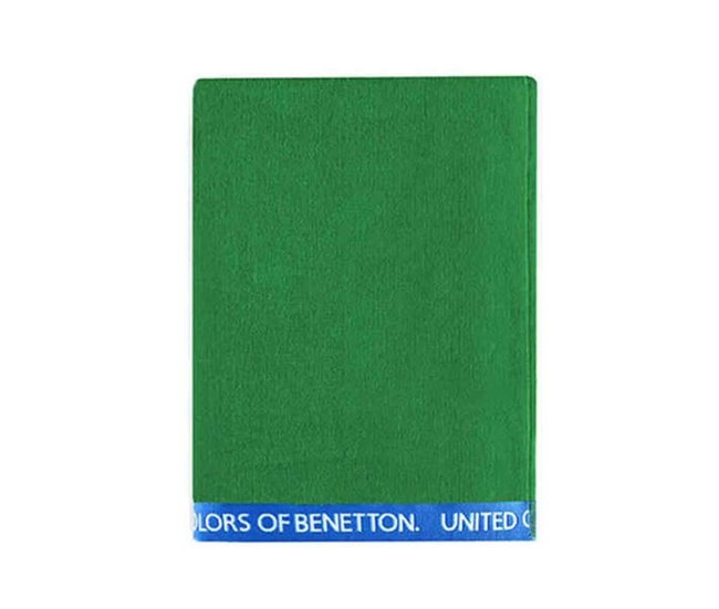 Conforama Toalla de Playa Benetton Rainbow Verde (160 x 90 cm)