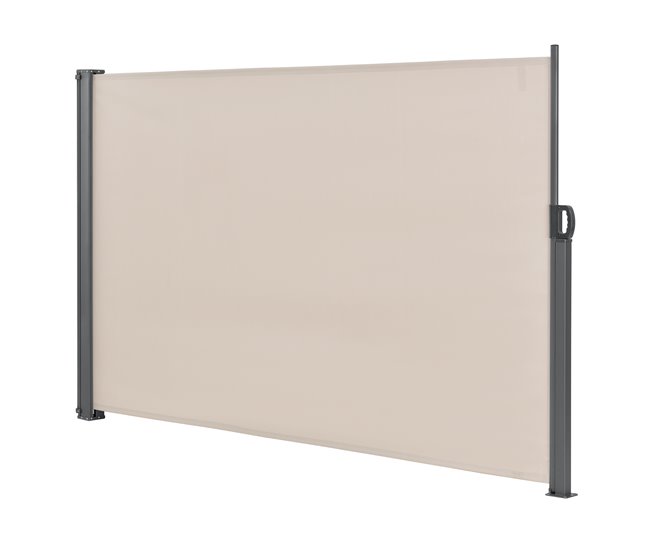 Conforama Toldo lateral contra viento sol y visión Mulhacén Color de arena 160 x 300cm [pro.tec]