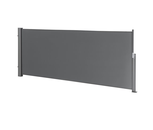 Conforama Toldo lateral - Exterior - contra viento sol y visión - Marquesina protectora - Gris - 100 x 300cm
