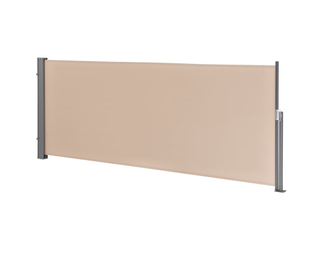 Conforama Toldo lateral Exterior Mulhacén 120 x 300 cm Beige / Color arena [pro.tec]
