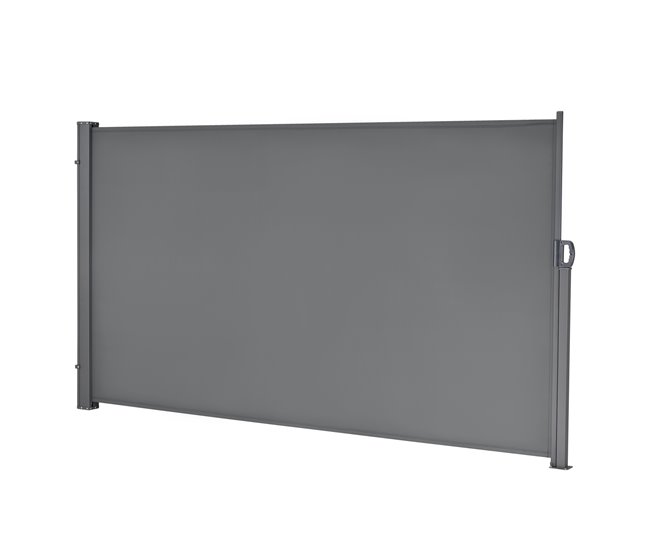Conforama Toldo lateral Exterior Mulhacén Extensible 160 x 300 cm Gris medio [pro.tec]