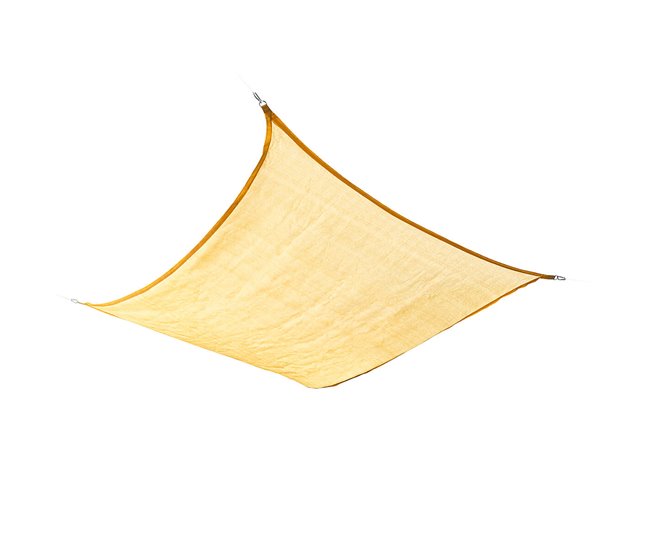 Conforama Toldo Vela de Sombra Rectangular Reshad InnovaGoods 3 x 4 m - Beige