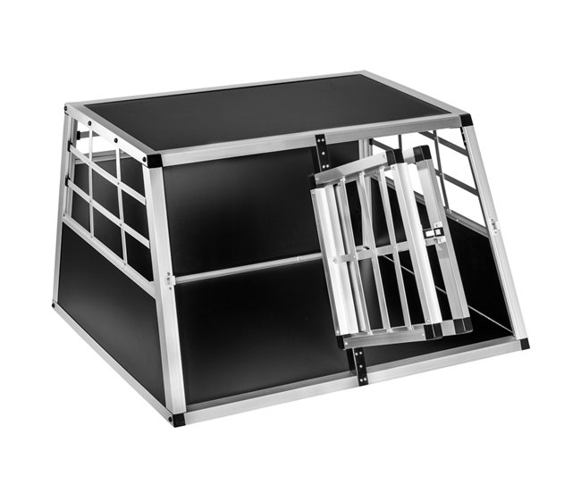 Conforama Transportín Doble Con Pared Trasera Vertical Negro