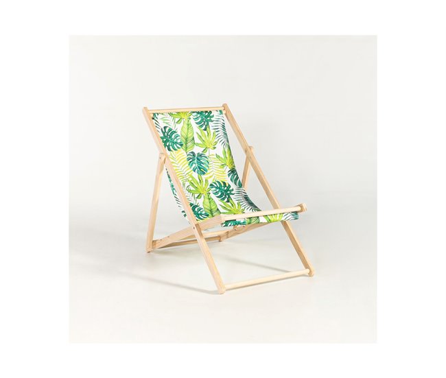 Conforama Tumbona de jardín CHILENA estampado jungle