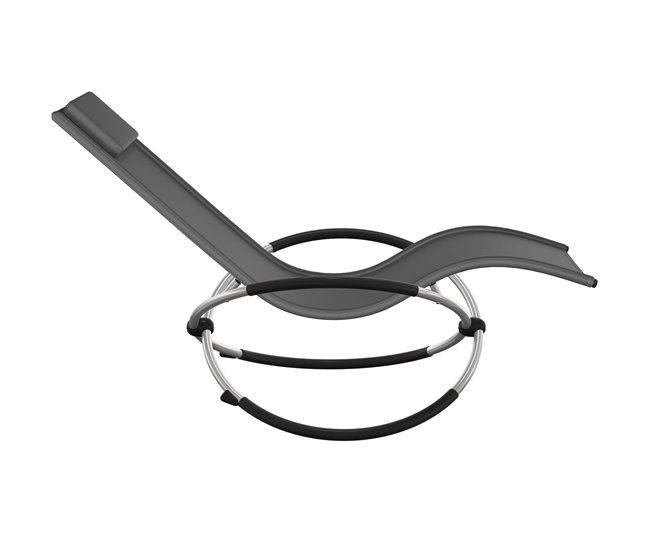 Conforama Tumbona Paulina Ergonómica Plegable 150 Kg Gris