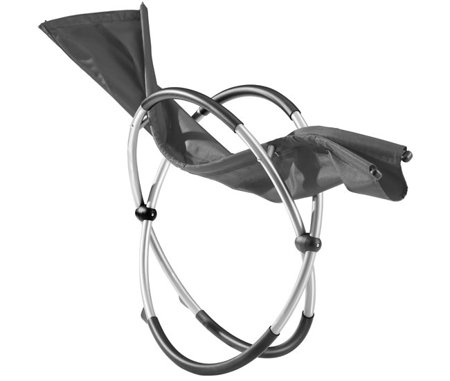 Conforama Tumbona Paulina Ergonómica Plegable 150 Kg Gris