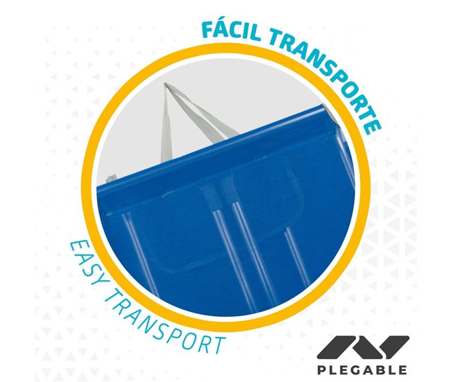 Conforama Tumbona Plegable Con Parasol Y Cojín Aktive Beach