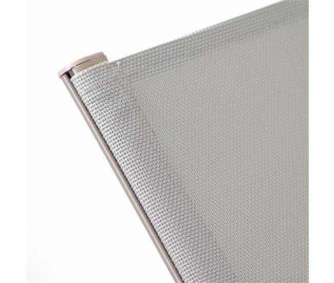 Conforama Tumbona Reclinable De Acero Y Textileno Color Topo