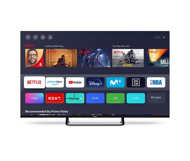 Conforama TV 43 Pulgadas ENGEL LE4395 QLED Smart TV