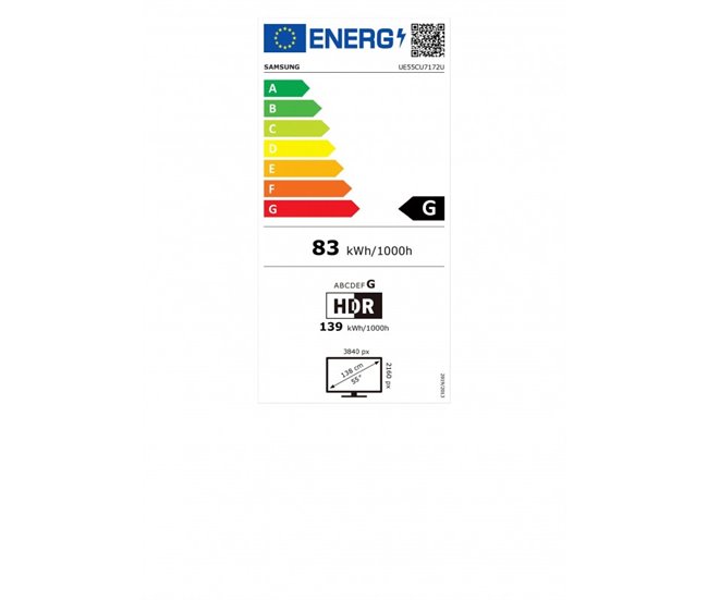 Conforama TV 55 Pulgadas SAMSUNG UE55CU7172UXXH Smart TV 4K ULTRA HD