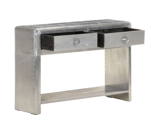 Conforama VidaXL Aparador De Aviador De Metal 110x35x75 Cm