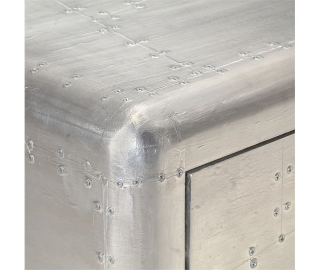 Conforama VidaXL Aparador De Aviador De Metal 110x35x75 Cm